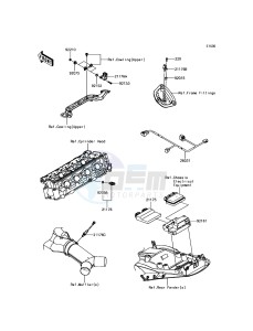 ZZR1400 ABS ZX1400JGF GB XX (EU ME A(FRICA) drawing Fuel Injection