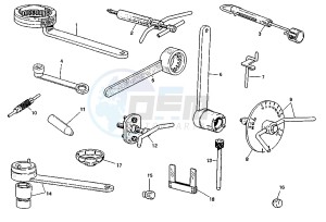 ELEPHANT 900 drawing WORKSHOP SERVICE TOOLS