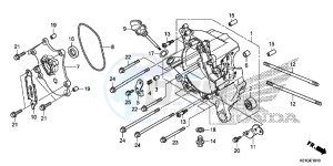 SH125DG SH125D E drawing RIGHT CRANKCASE