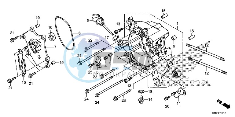 RIGHT CRANKCASE