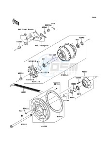 VN900_CLASSIC VN900B8F GB XX (EU ME A(FRICA) drawing Rear Hub