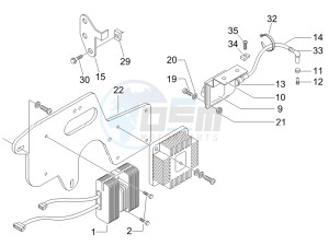 Nexus 250 SP e3 drawing Voltage Regulators - Electronic Control Units (ecu) - H.T. Coil