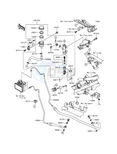 NINJA_300_ABS EX300BFF XX (EU ME A(FRICA) drawing Rear Master Cylinder