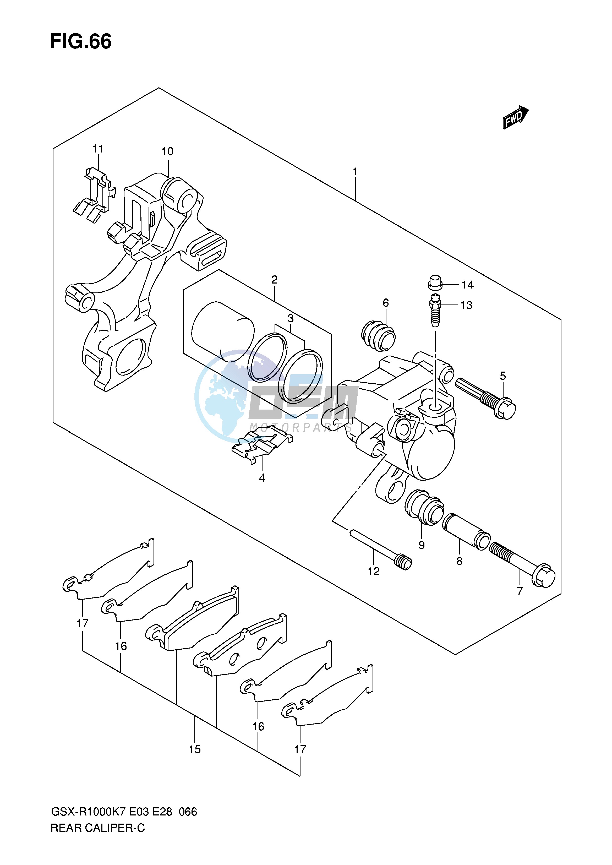 REAR CALIPER