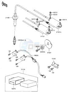 ZG 1000 A [CONCOURS] (A4-A6 A4 ONLY CAN) [CONCOURS] drawing IGNITION COIL