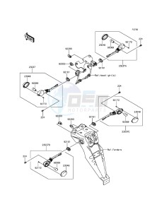 KLX250 KLX250SFF XX (EU ME A(FRICA) drawing Turn Signals