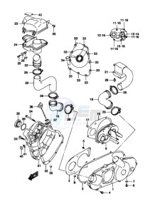 LT-Z90 drawing CRANKCASE COVER