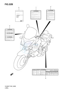 DL 650 V-STROM EU-UK drawing LABEL