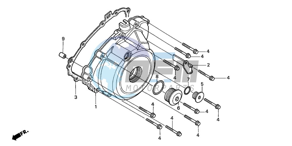 LEFT CRANKCASE COVER