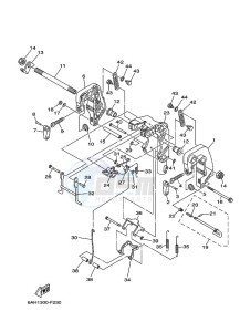 F20MSH-2007 drawing FRONT-FAIRING-BRACKET