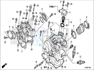 SXS700M2H Europe Direct - (ED) drawing CYLINDER HEAD