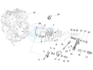 RSV4 1000 RACING FACTORY E4 ABS (EMEA) drawing Engine-Completing part-Lever