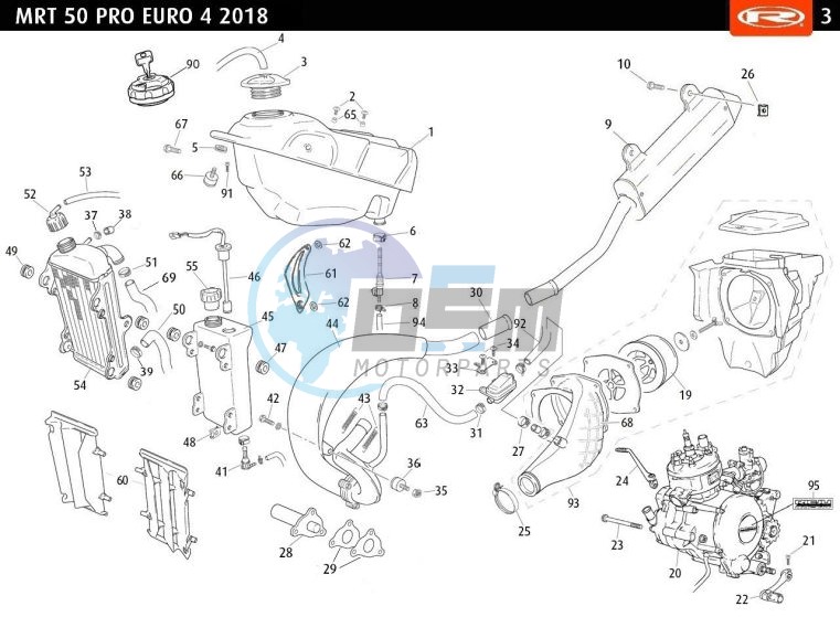 TANK - EXHAUST - RADIATOR