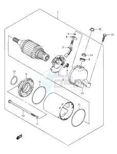 GSX1300B B-KING drawing STARTING MOTOR