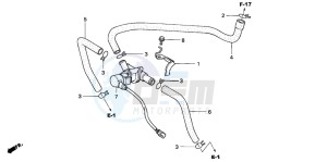 CBR600FS drawing AIR INJECTION CONTROL VALVE