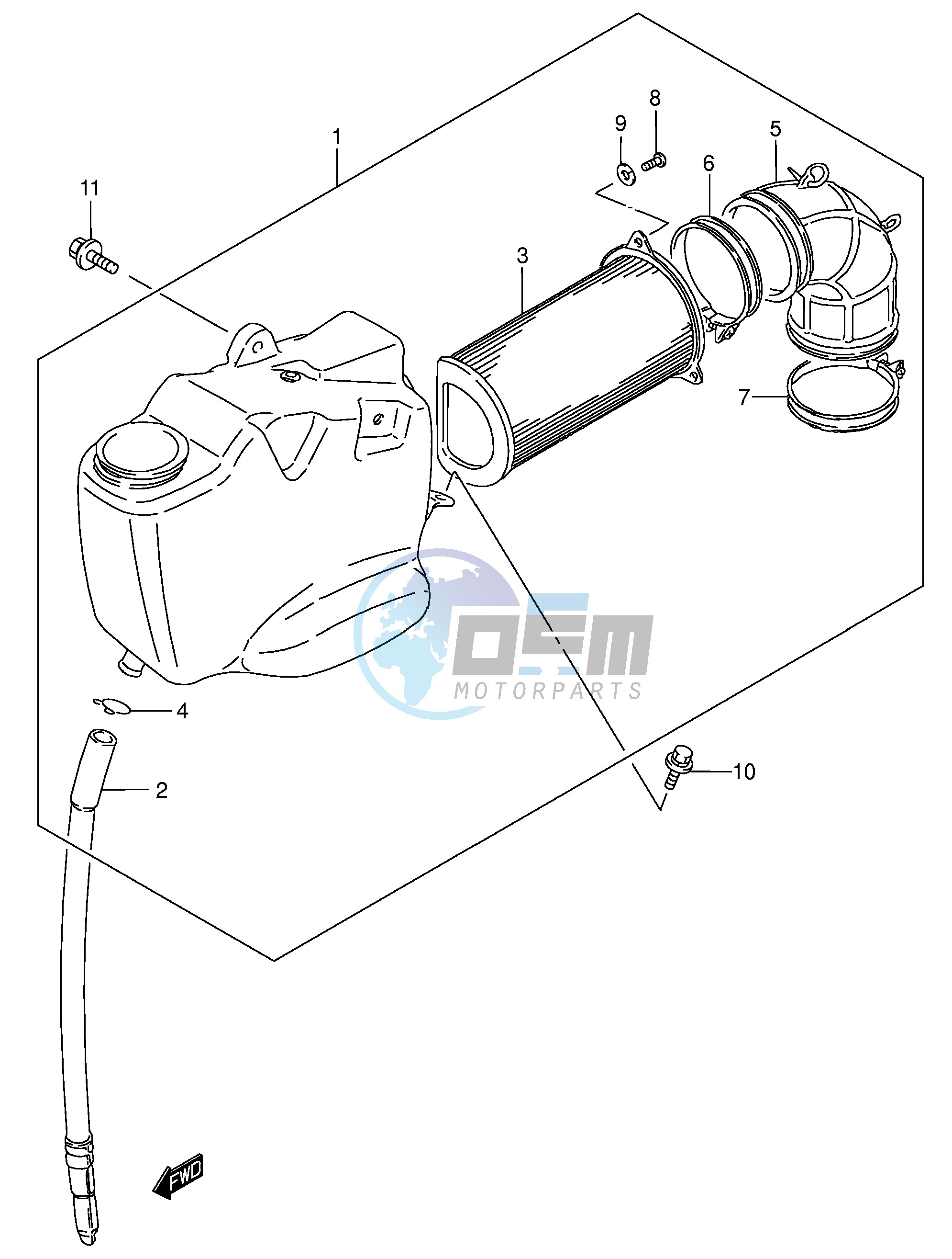 AIR CLEANER (FRONT)