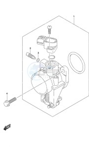 DF 25A drawing Throttle Body