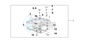 XL700V9 ED drawing TOP BOX BRACKET