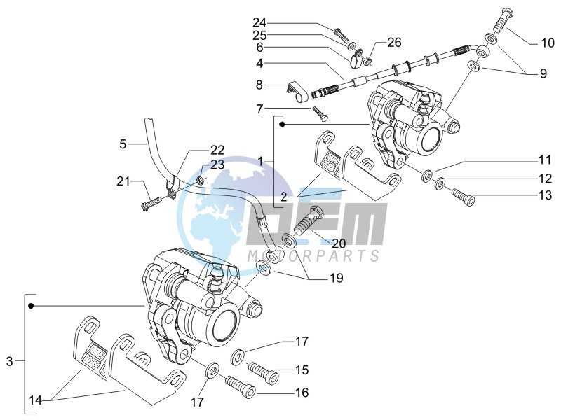 Brakes hose  - Calipers