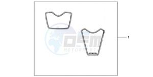 CBR1000RR9 France - (F / CMF REP) drawing RACING STICKERSSET