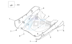 Mojito 50 Custom eng. Piaggio drawing Central body III