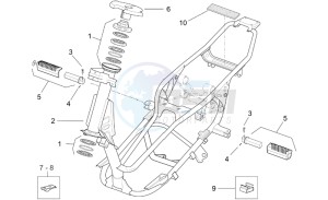 Leonardo 250 (eng. Yamaha) drawing Frame