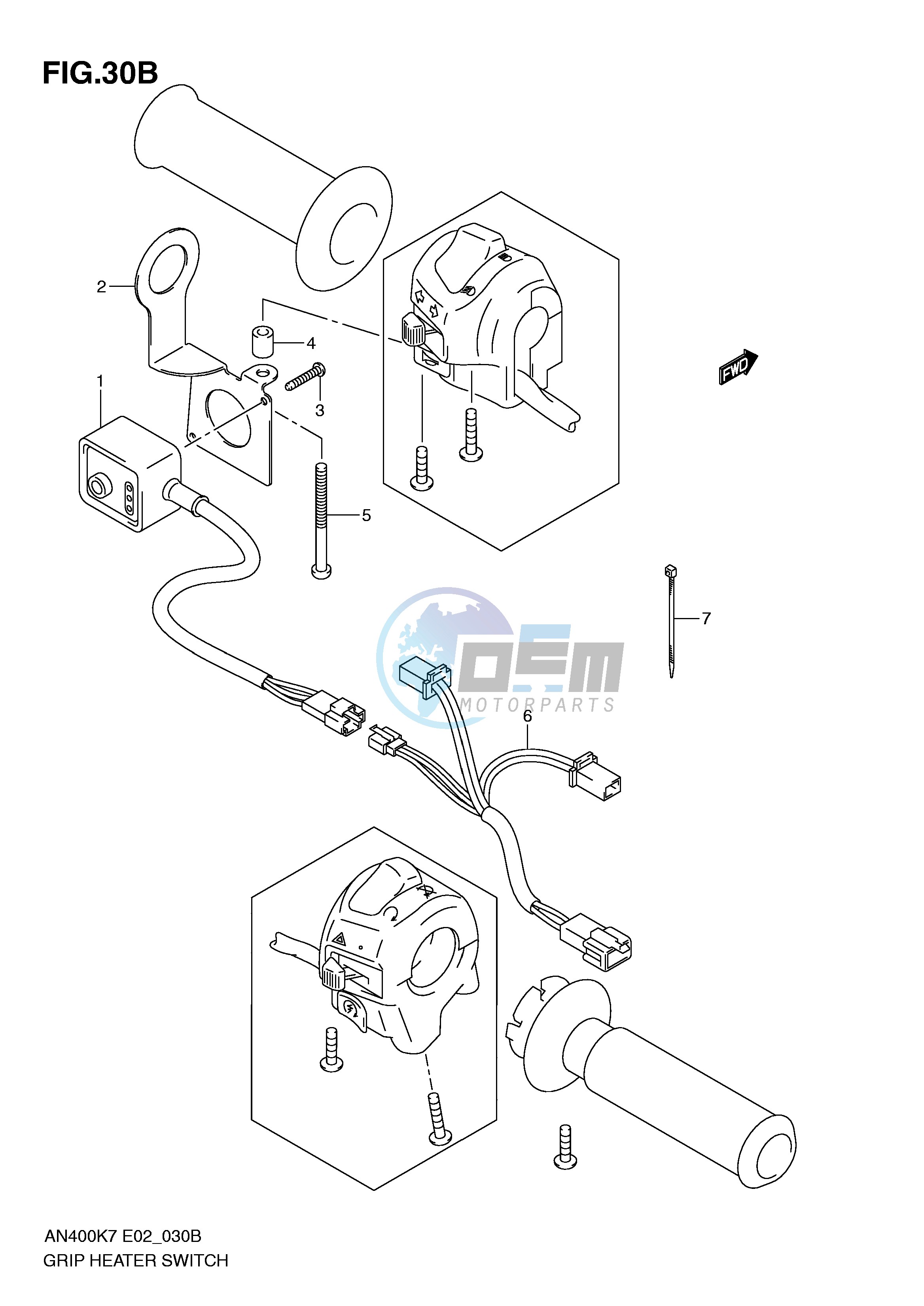 GRIP HEATER (AN400ZK9 ZL0)