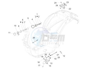 SPRINT 150 4T 3V IE ABS E3 (NAFTA) drawing Locks