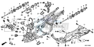 TRX420FM2H Europe Direct - (ED) drawing FRAME BODY