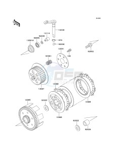 KX 60 [KX60] (B15-B19) [KX60] drawing CLUTCH