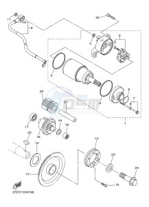 XVS1300A MIDNIGHT STAR (11C7) drawing STARTER