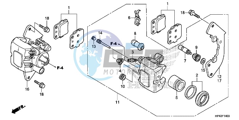 FRONT BRAKE CALIPER