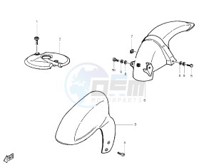 NRG EXTREME 50 drawing Mudguard