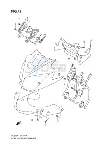 DL 650 V-STROM EU-UK drawing COWL BODY INSTALLATION PARTS