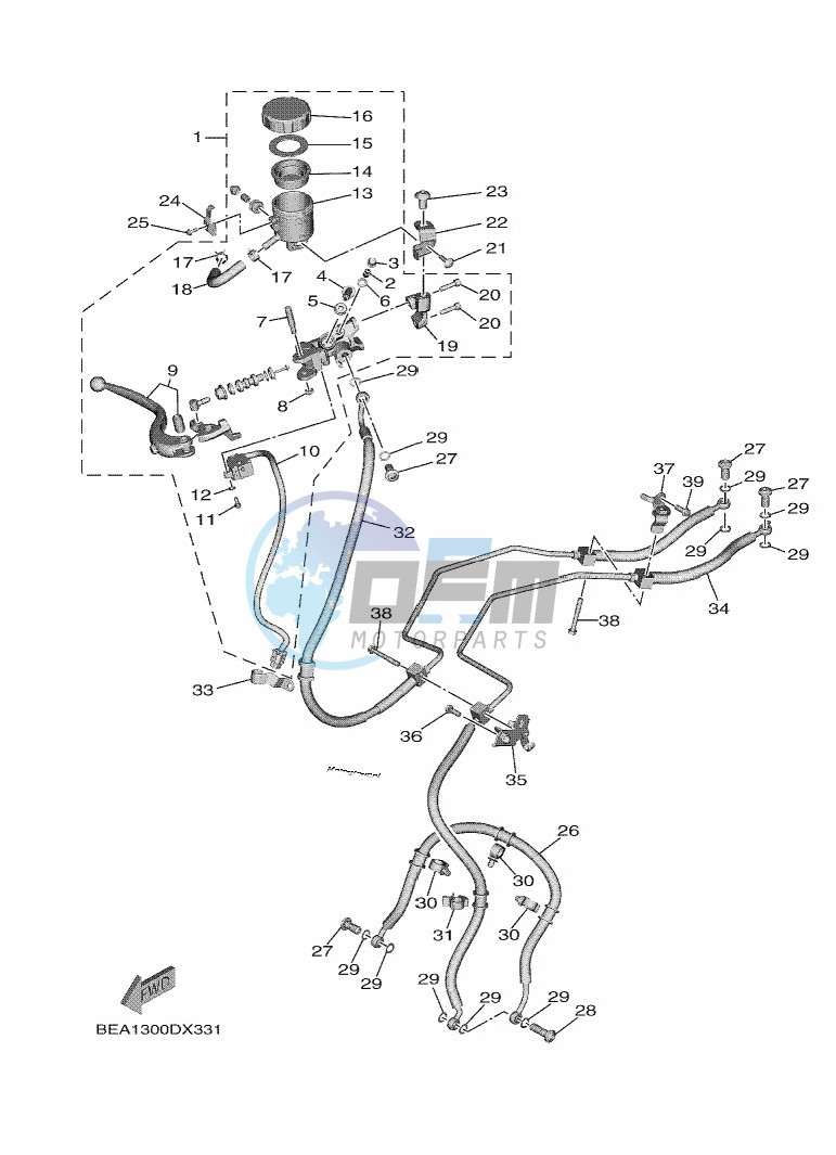 FRONT MASTER CYLINDER