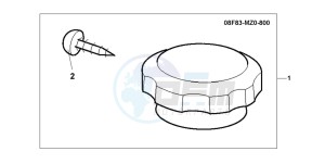 VT125C2 drawing CHRM RADIATOR CAP