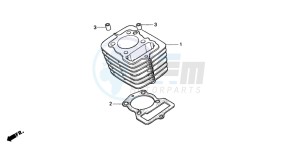 XR100R drawing CYLINDER