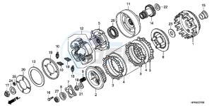 TRX420FMC drawing CLUTCH