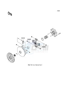 KFX700 KSV700A8F EU drawing Optional Parts