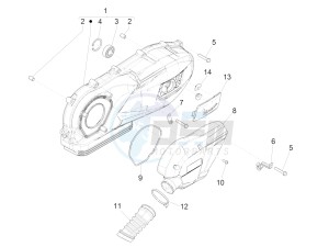 Sprint 150 4T 3V iGet E4 ABS (NAFTA) drawing Crankcase cover - Crankcase cooling