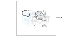 CRF250RB CRF250R ED drawing MAGNESIUM ACG COVER