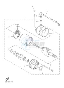 XJ6S 600 DIVERSION (S-TYPE) (36CF 36CH) drawing STARTING MOTOR