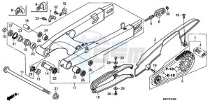 XL1000V9 Europe Direct - (ED) drawing SWINGARM