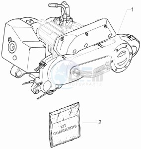 Typhoon 50 2t e3 (CH) Switserland drawing Engine assembly