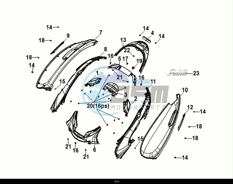 BODY COVER - TAIL LIGHT