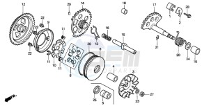 NH80MS drawing DRIVE FACE/KICK STARTER