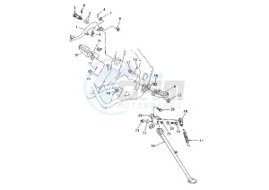 WR 400-426 F 426 drawing STAND-FOOTREST