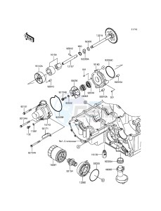 Z800 ZR800AEF FR GB XX (EU ME A(FRICA) drawing Oil Pump