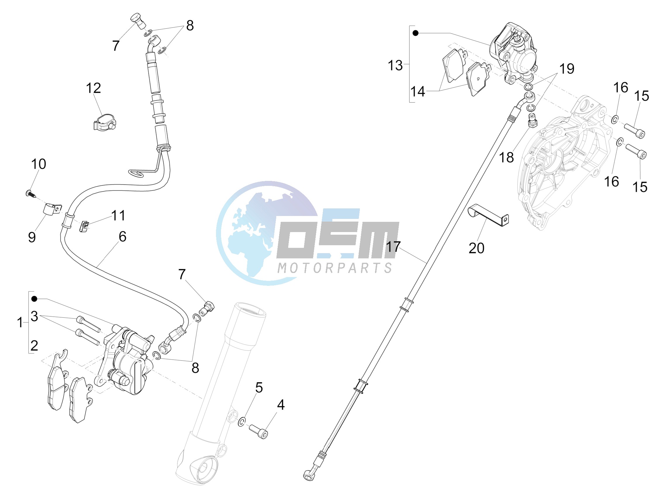 Brakes hose  - Calipers