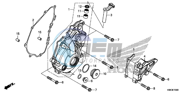 LEFT CRANKCASE COVER